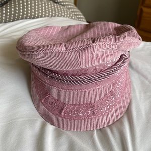 Brixton Albany Cap in lilac cord